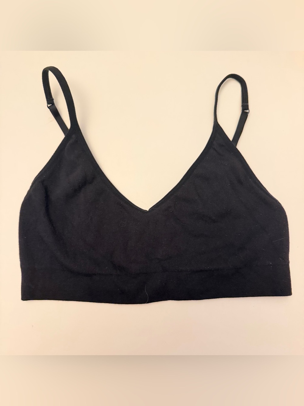 Old navy black vneck bralette xxl
